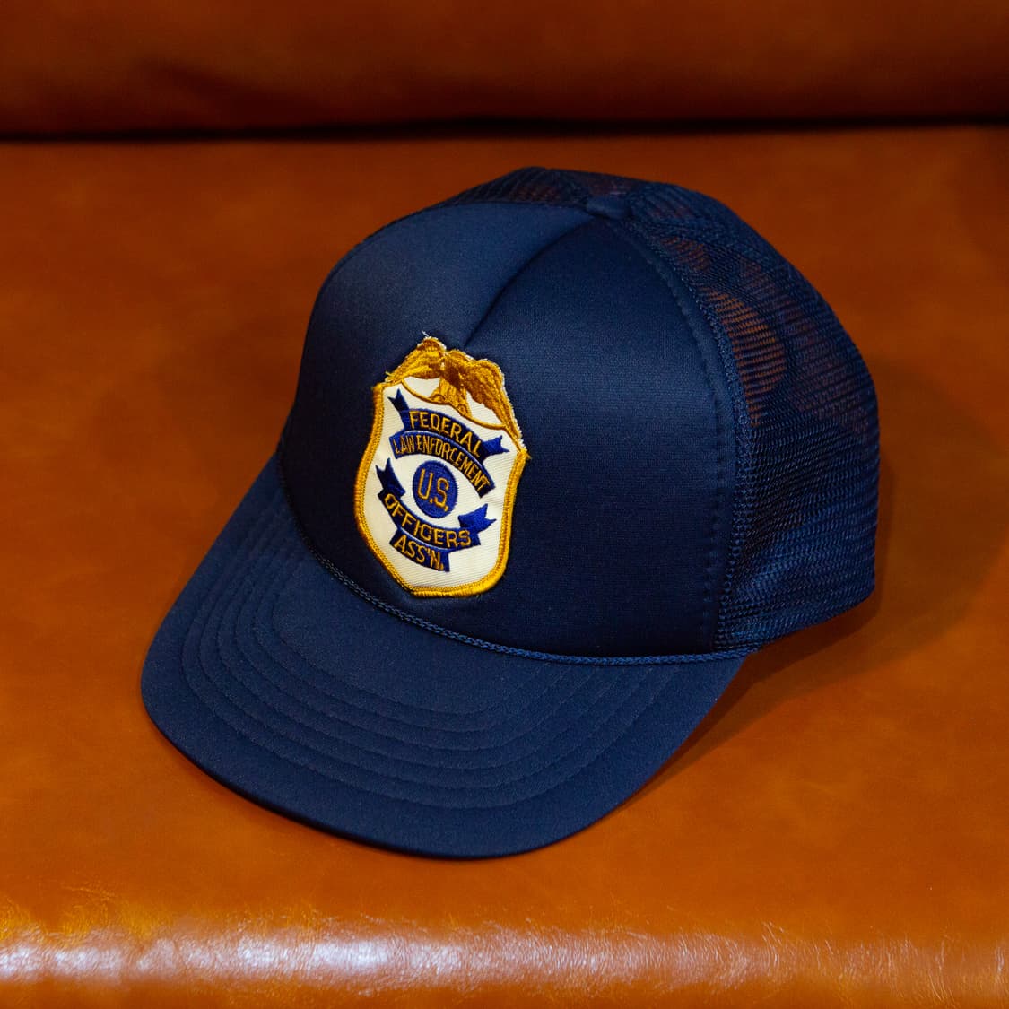 빈티지 5 패널 메쉬 트러커 캡 상품이미지2