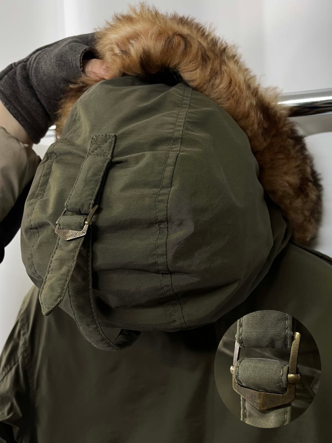 폴로 랄프로렌 익스페디션 마운틴 올리브 이태리퍼 다운파카 자켓 상품이미지8