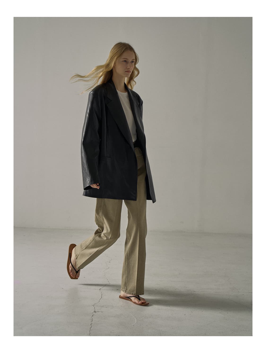 파사드패턴 클래식 데님 더스트카키 상품이미지1