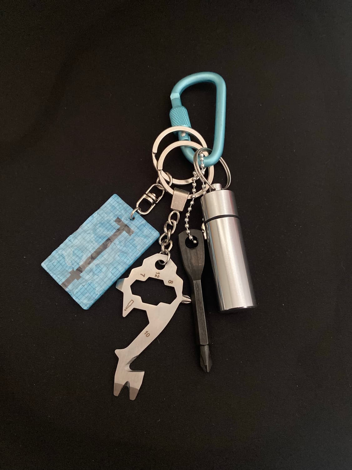 스카이블루 멀티툴 키링 상품이미지1