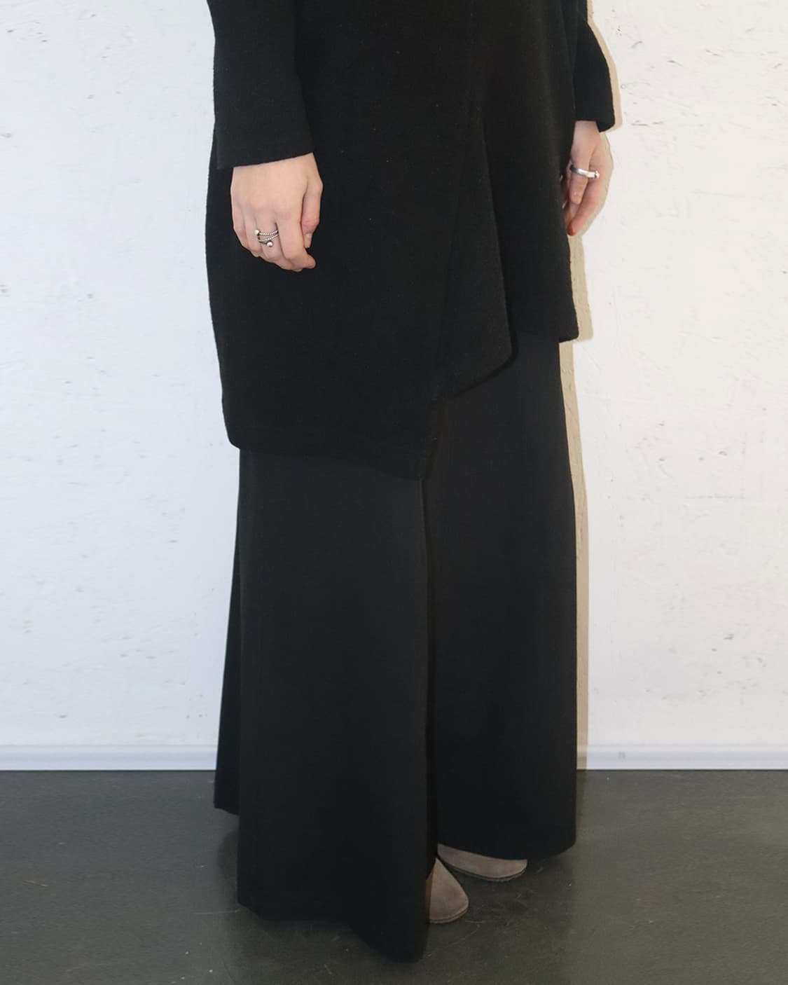 요지 야마모토 플레어 롱 스커트 상품이미지2