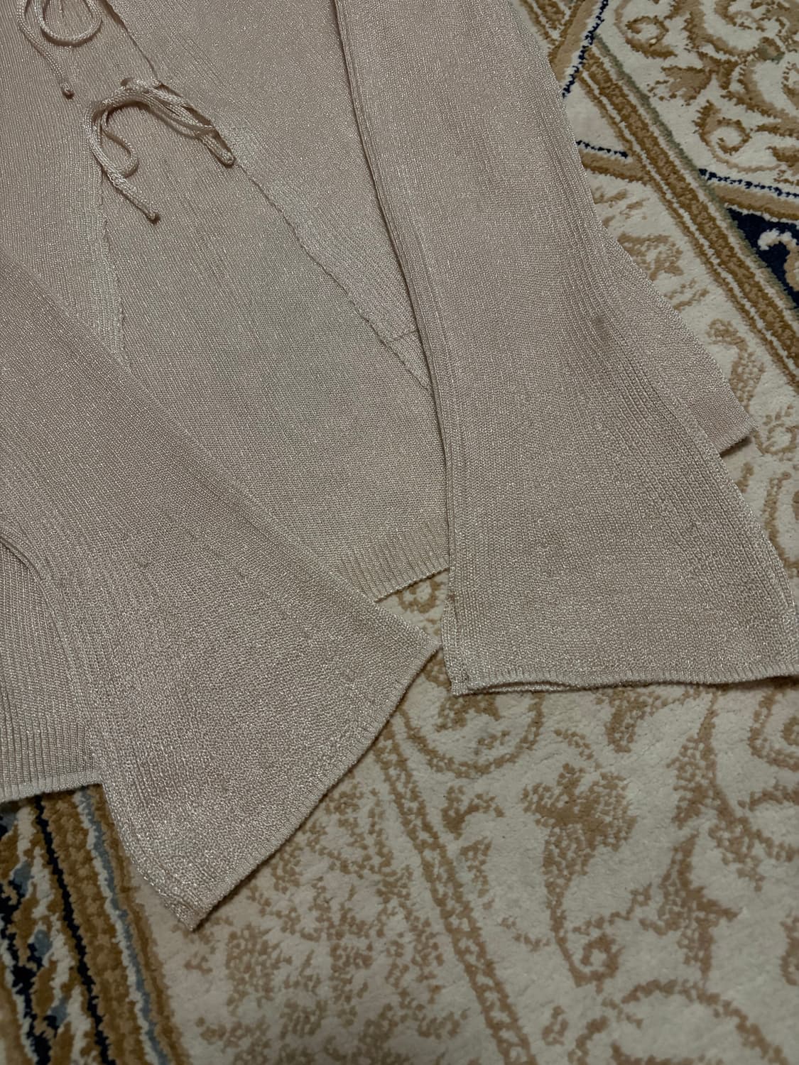 리본빛 레이스 타이 가디건  상품이미지8