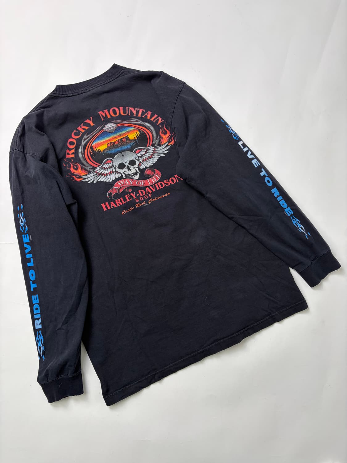 00s Harley Davidson L/S Tee (black) 상품이미지2