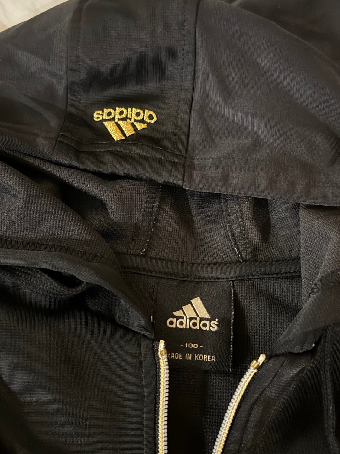 아디다스 골드 후드집업(100) 상품이미지3