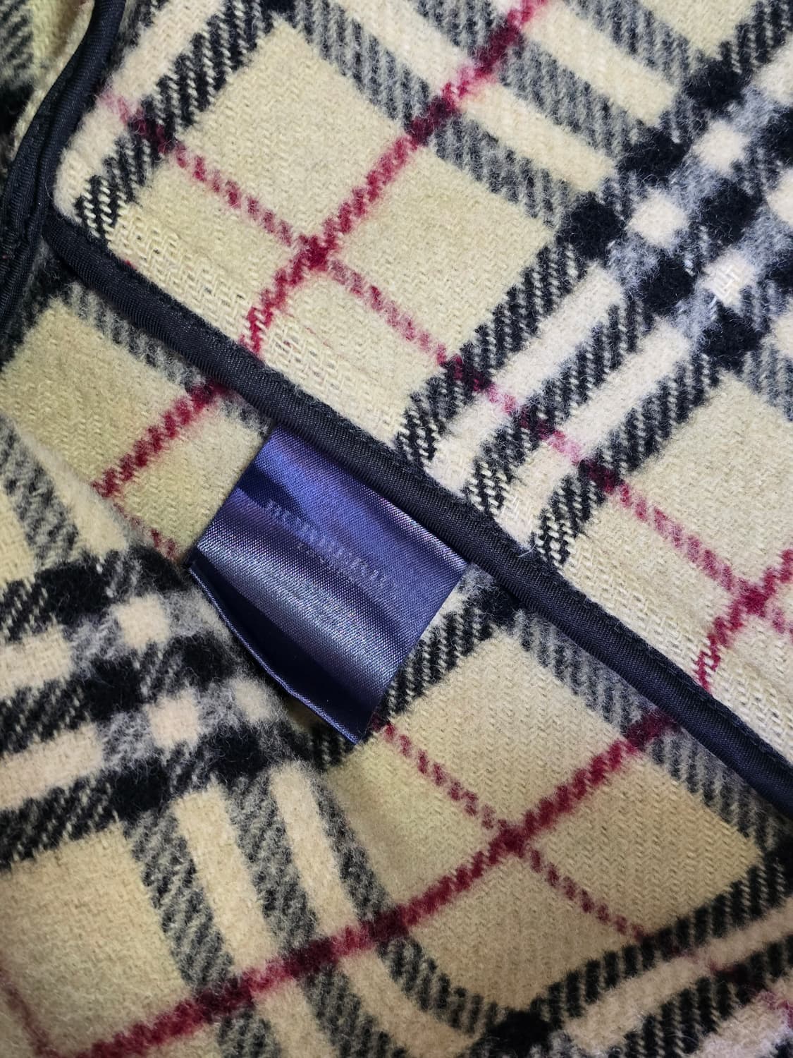 Burberry 버버리 레드 체크 후드 더플 떡볶이 코트 상품이미지9