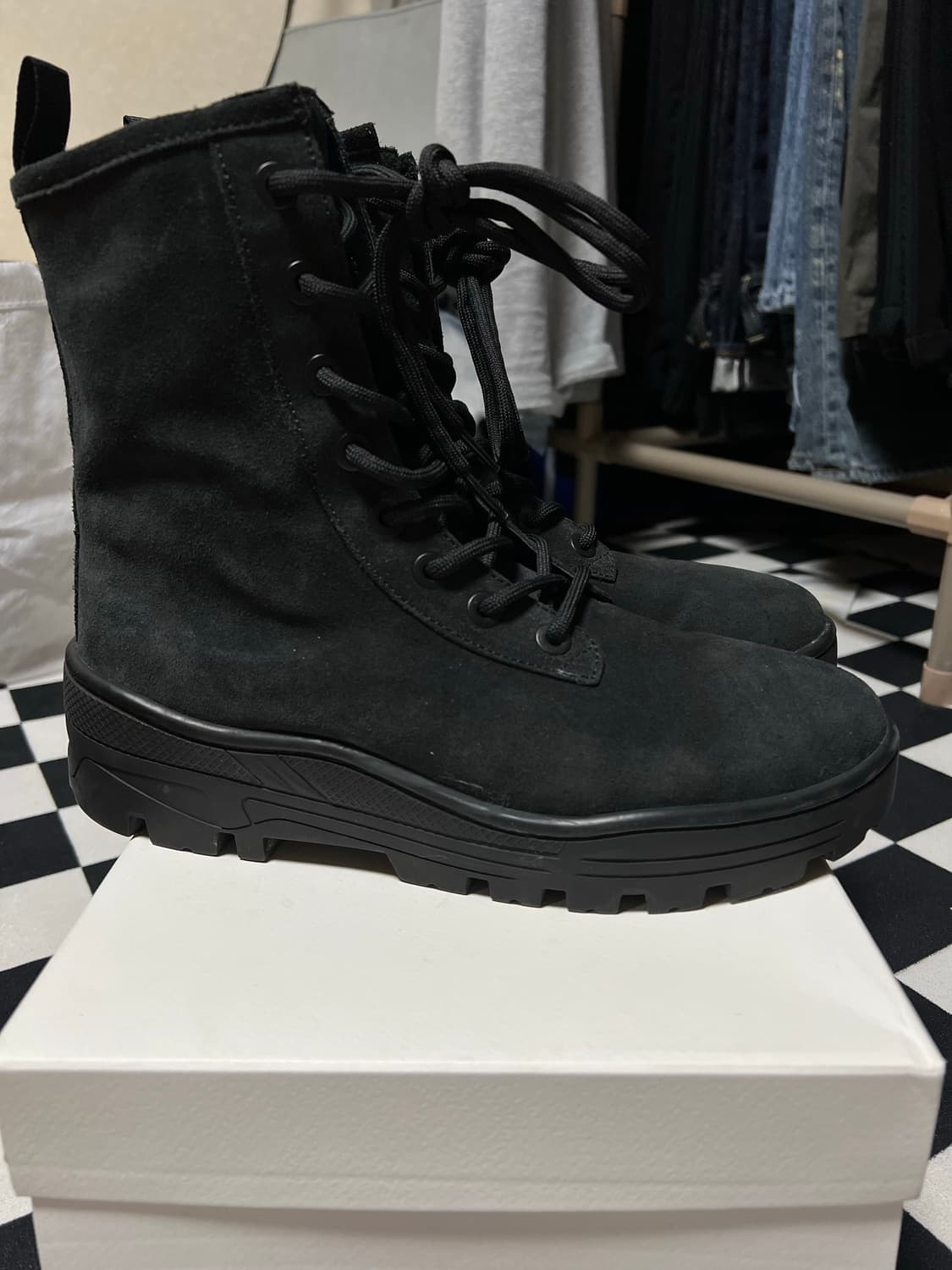 [41] 이지 시즌 6 컴뱃 부츠 데저트부츠 사막화 칸예 스웨이드 워커 상품이미지3