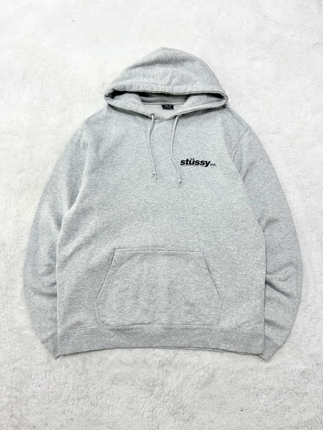 스투시 빅로고  그레이 후드 상품이미지6