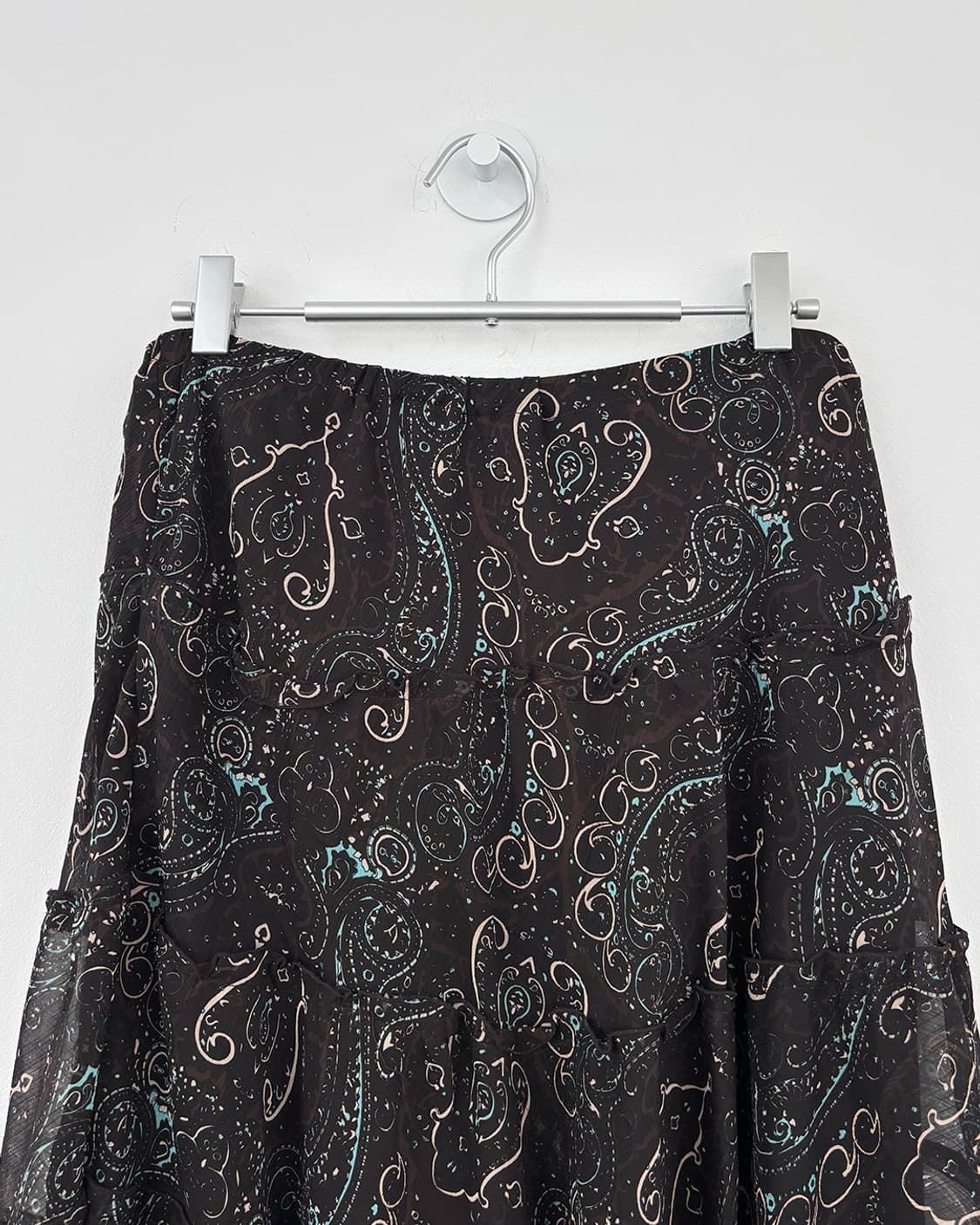 모아나 에스닉 밴딩 티어드 스커트 상품이미지4