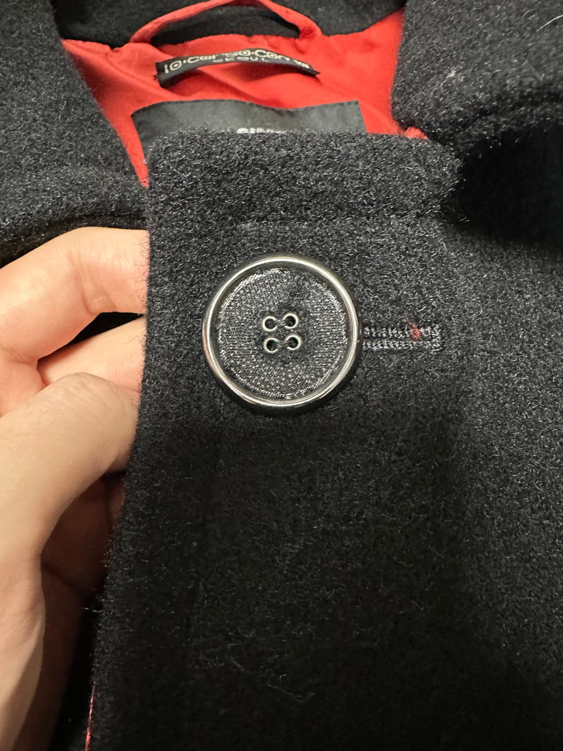 [48] 라프시몬스 카반 코트 블랙 상품이미지7