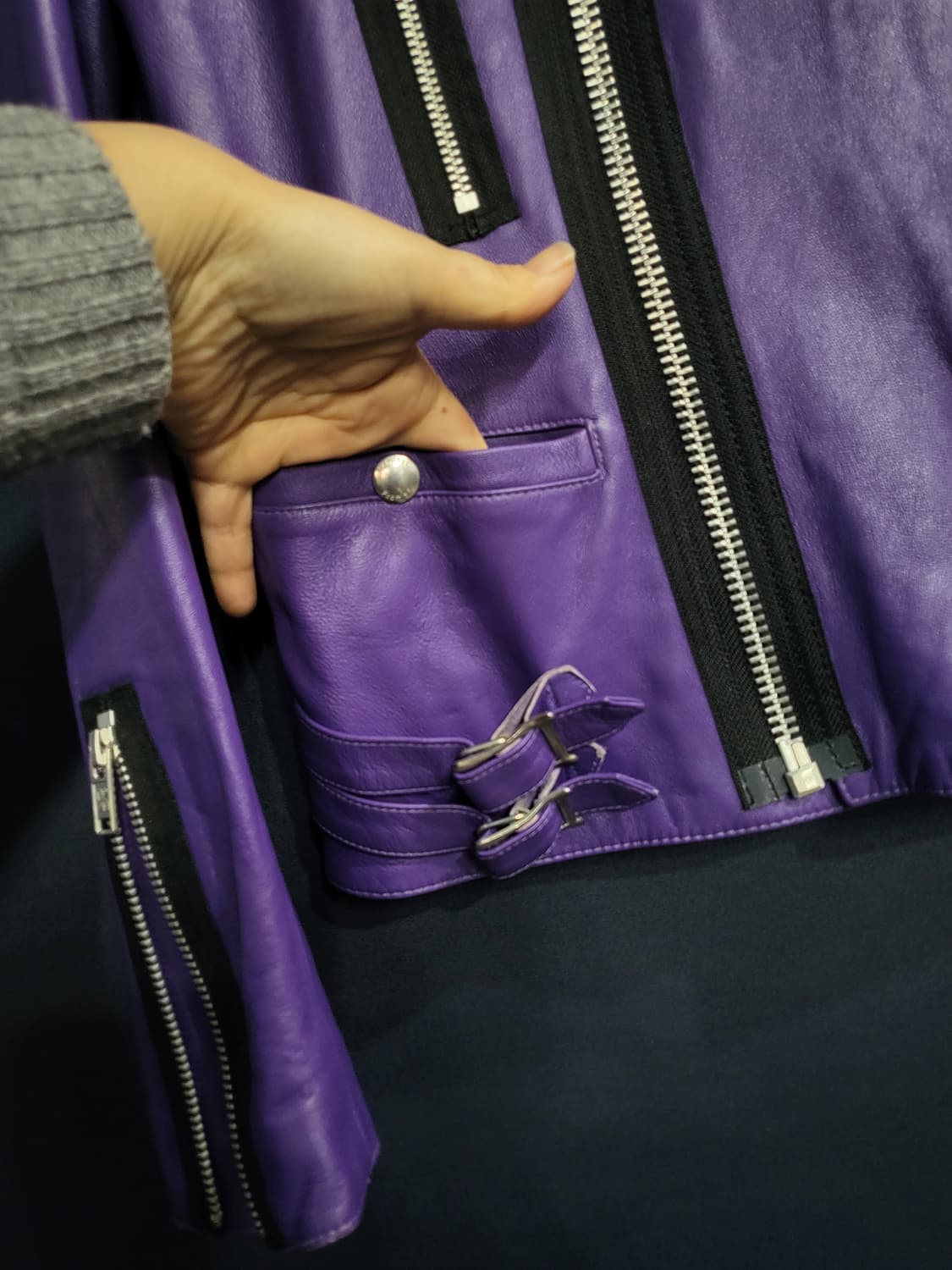 레더 양가죽 자켓 상품이미지3