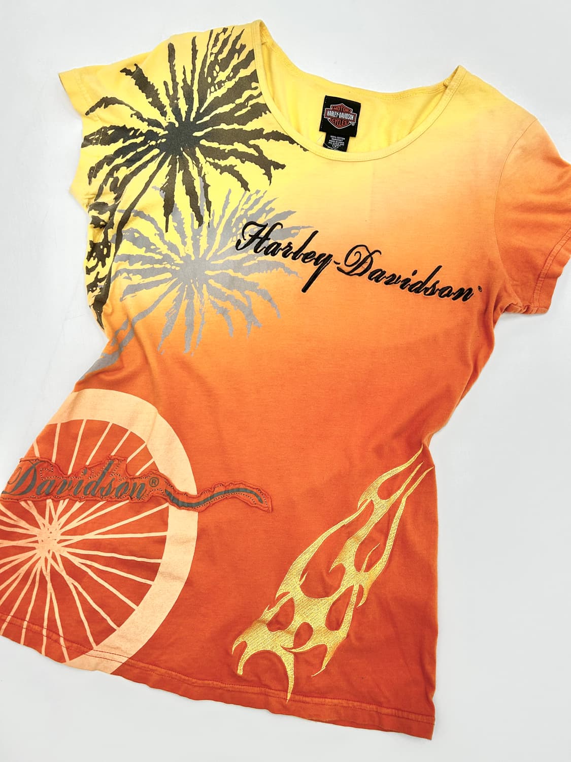 할리데이비슨 베드아즐드 우먼 반팔티 상품이미지2