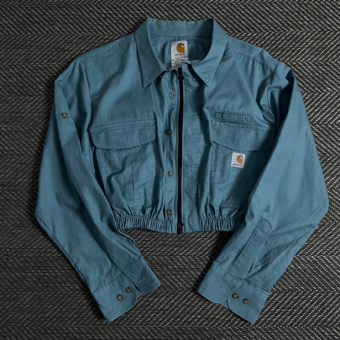 칼하트 크롭 리메이크 투웨이 셔츠 자켓o 3279 상품이미지1