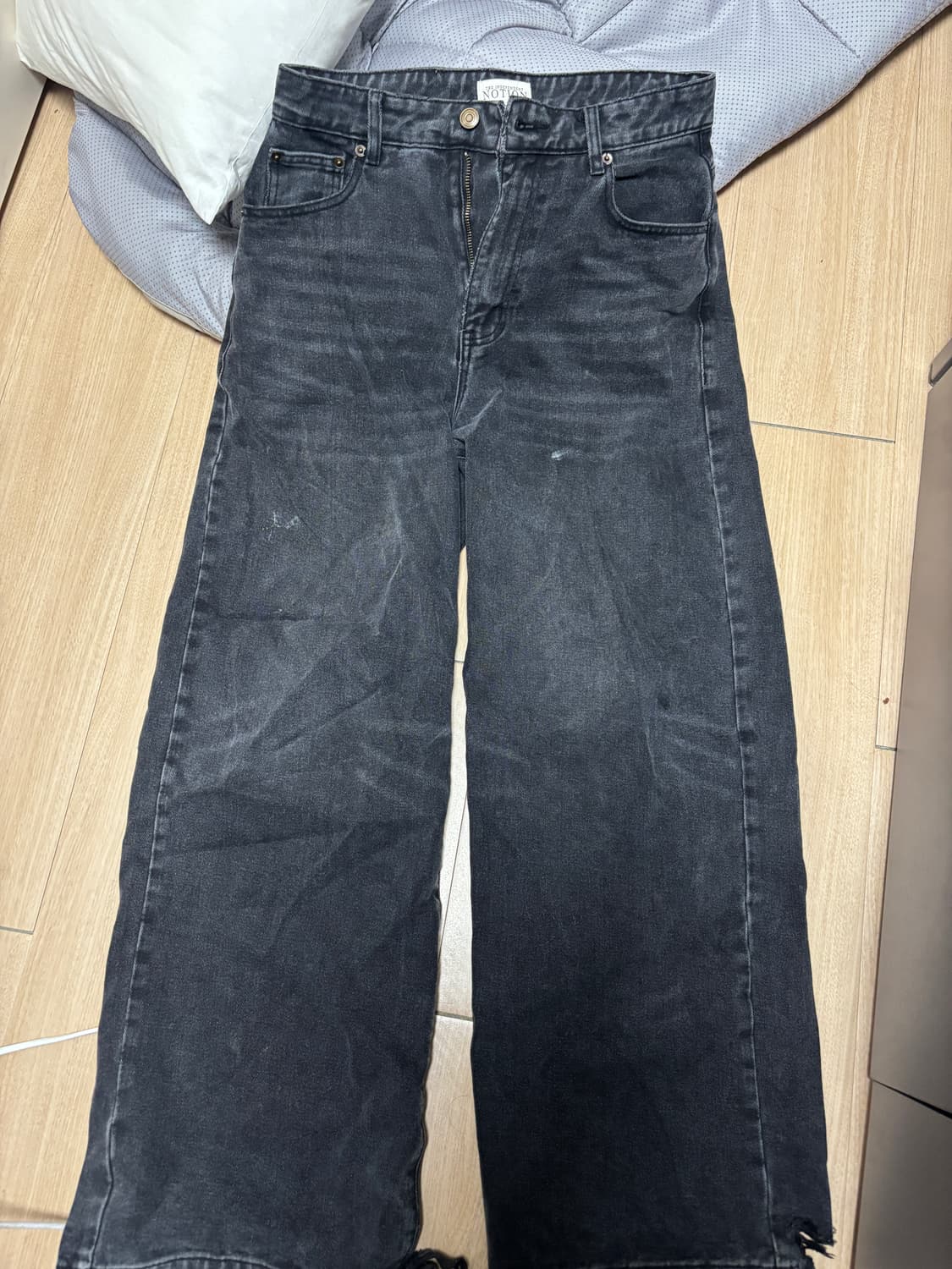 Indepdent notion 와이드레그 14oz 데님 상품이미지2