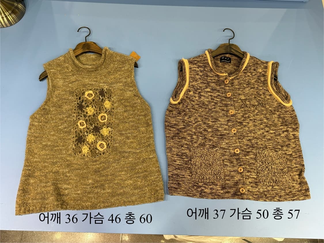 일요일까지만) 니트조끼 일본빈티지 장당7천원 상품이미지3