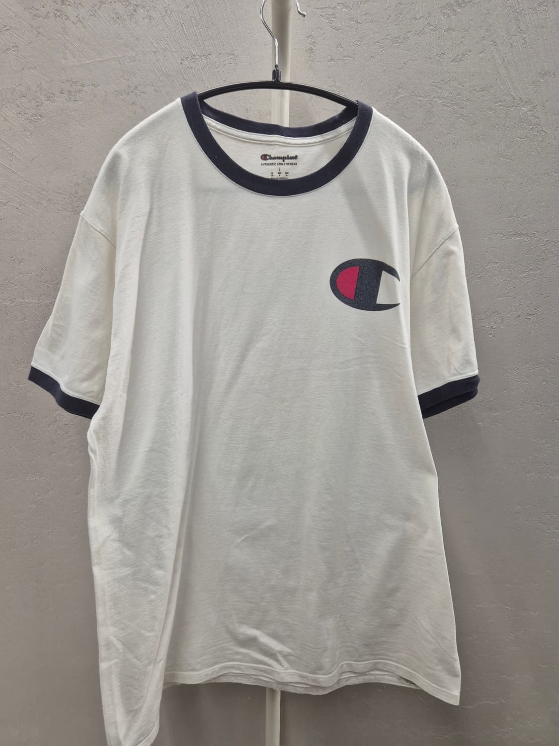 챔피언 반팔 화이트 L 상품이미지2