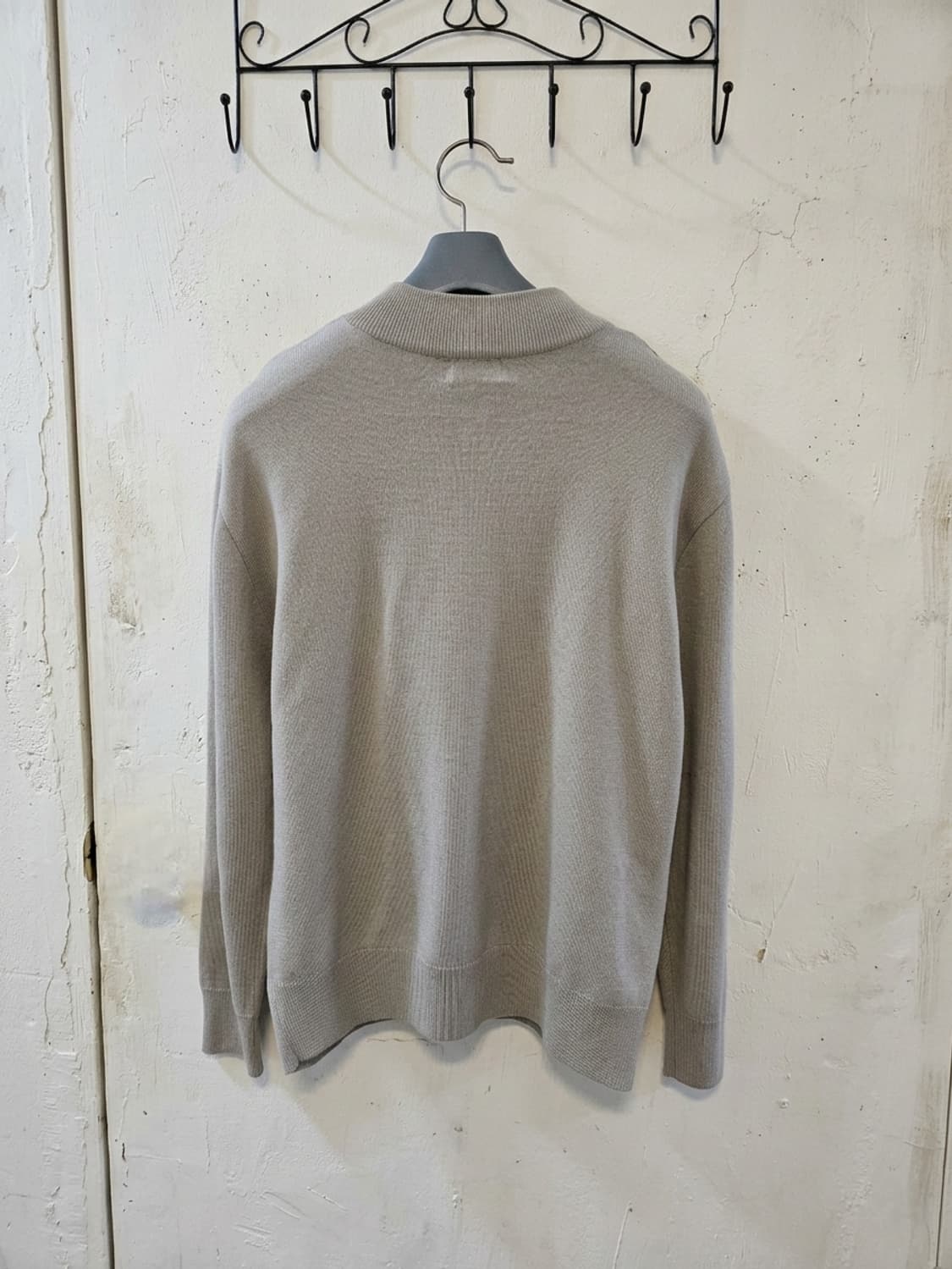 크로커다일 남성 반집업 니트 M 상품이미지2