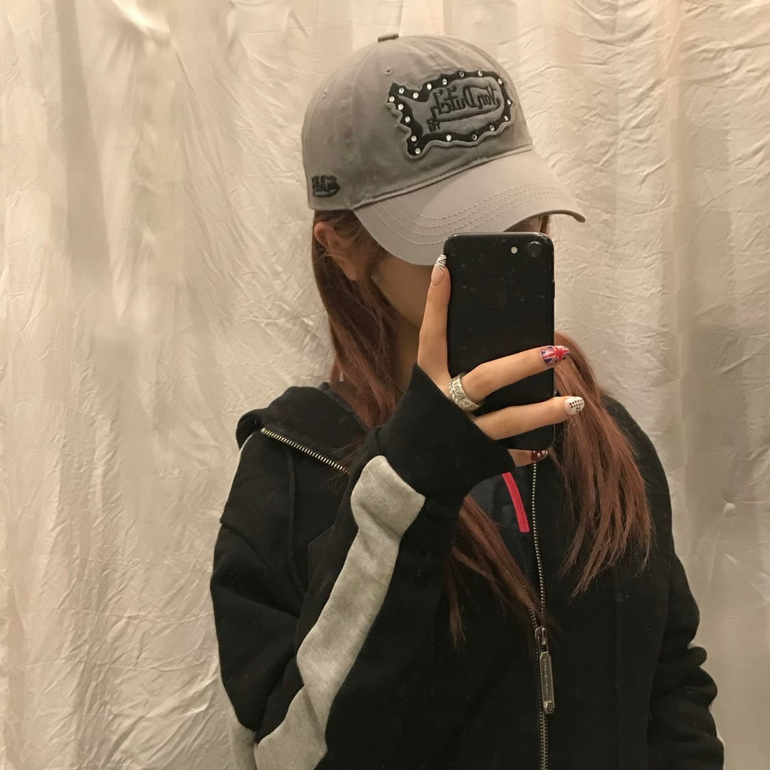 VonDutch 본더치 y2k 갸루 큐빅 볼캡 상품이미지6