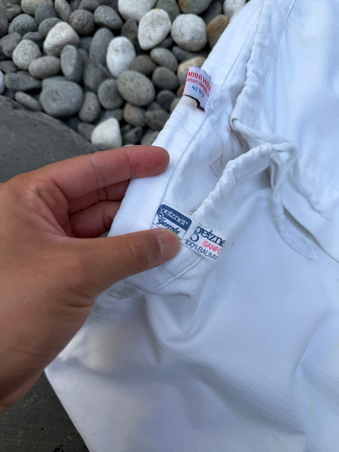 DISTRESSED 1970s AUSTRIAN WHITE 70s 워크팬츠 상품이미지7