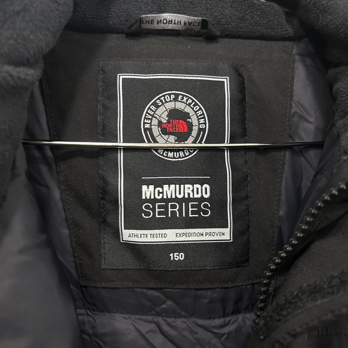 노스페이스 키즈 맥머도 구스다운 후드 롱패딩 상품이미지3