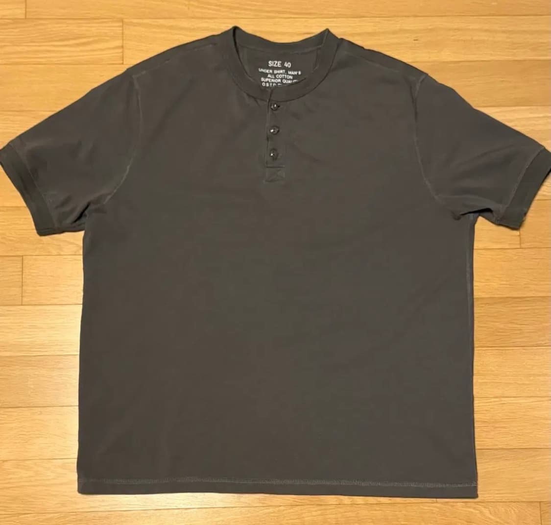 아웃스탠딩 헨리넥 반팔티셔츠 40(M) 상품이미지1