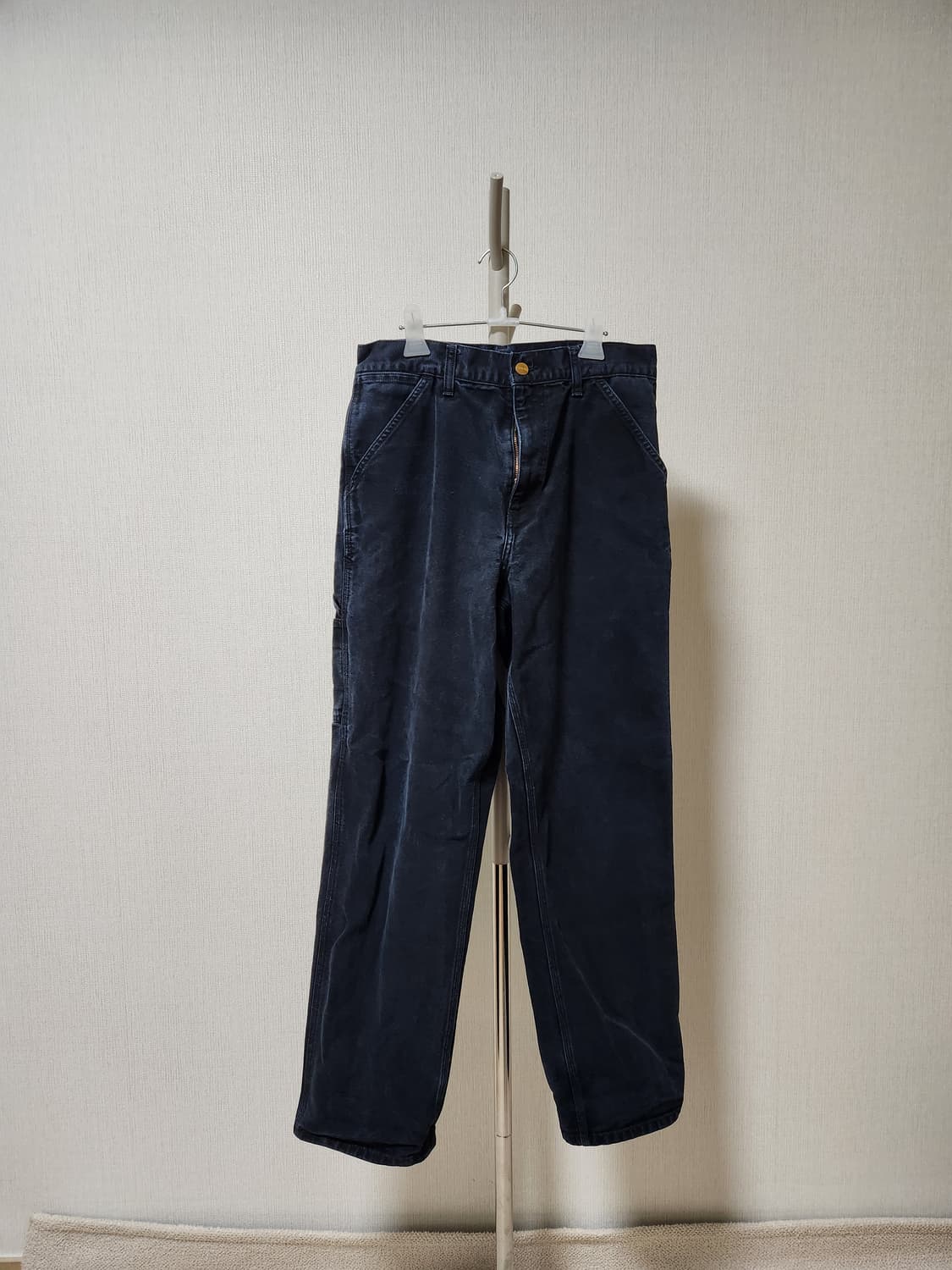 칼하트 카펜터 블랙 카펜터 팬츠 싱글니 30x32 상품이미지3