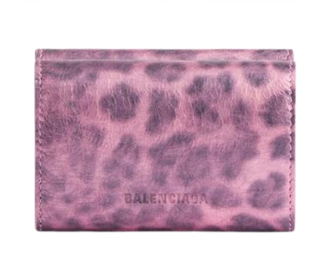 (구해요) 발렌시아가 르카골 지갑 핑크 레오파드 상품이미지2
