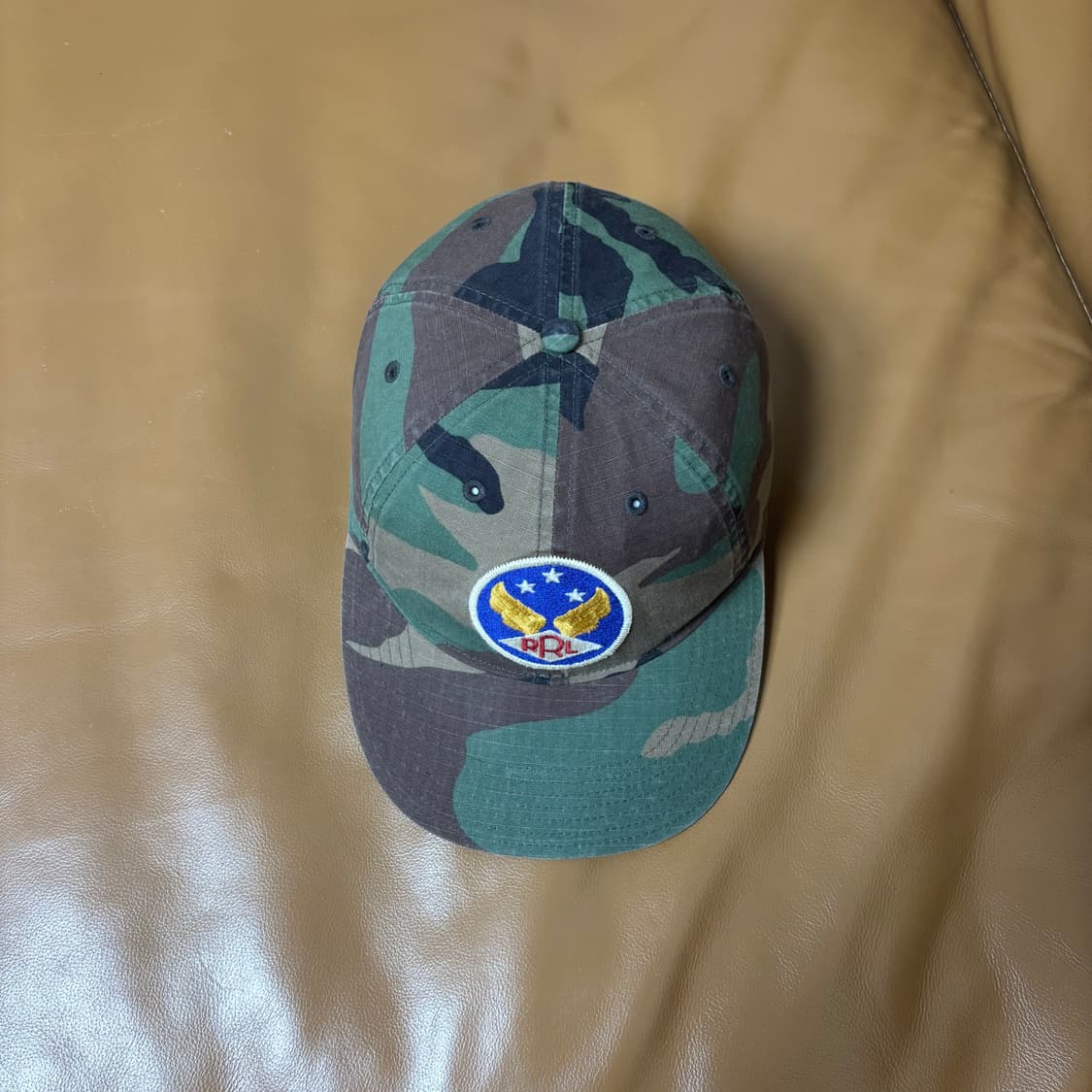 RRL 더블알엘 랄프로렌 폴로 우드랜드 카모 6패널 볼캡 모자 Camo 상품이미지5