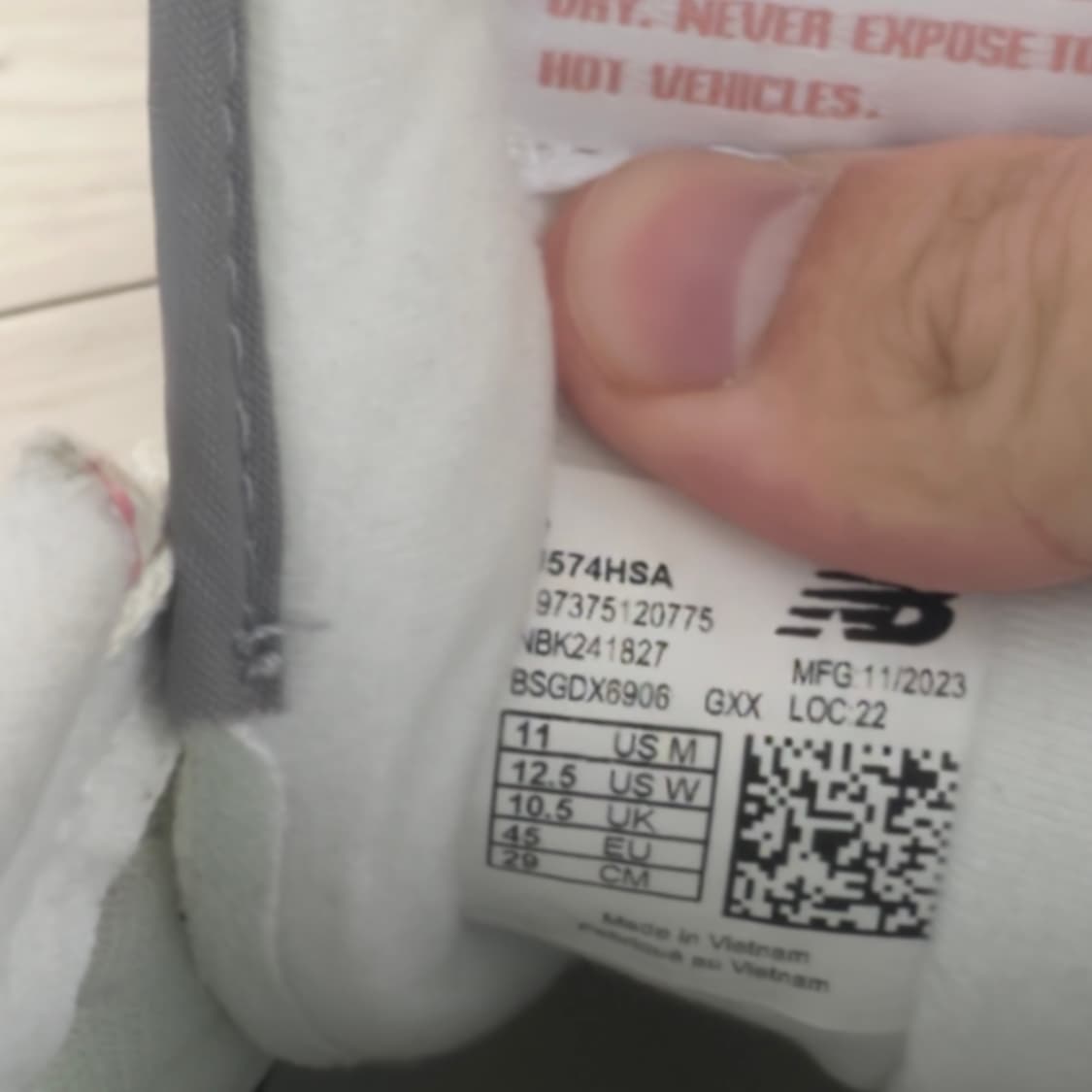 뉴발란스 574 헤리티지 멜로우 핑크 290 상품이미지3