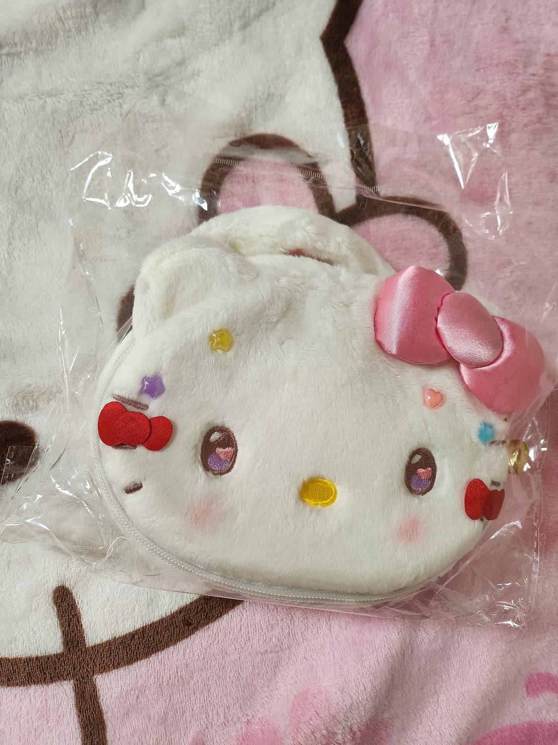 헬로키티 손잡이 지퍼 파우치 상품이미지1