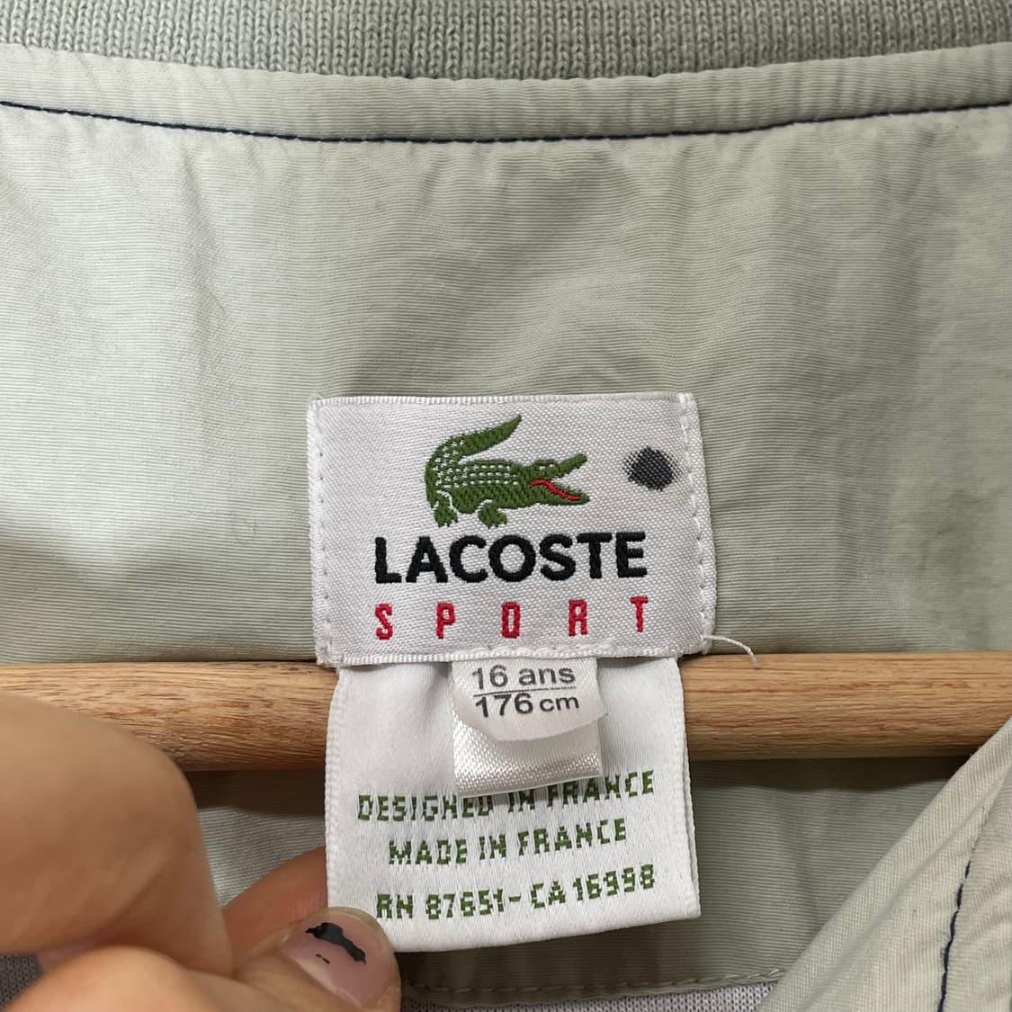 라코스테 빅로고 바람막이 XL 상품이미지6