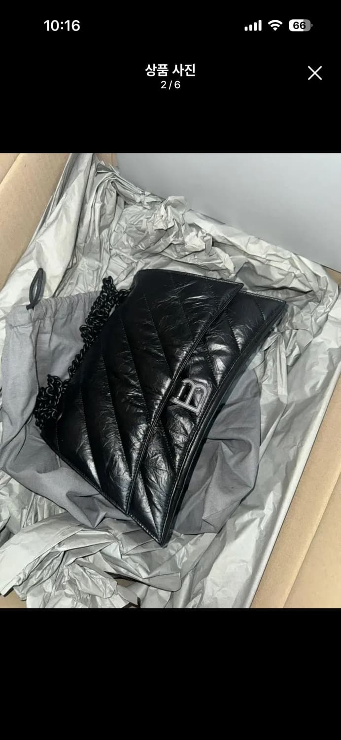 발렌시아가 크러시 미디움 퀼팅 체인백 상품이미지1