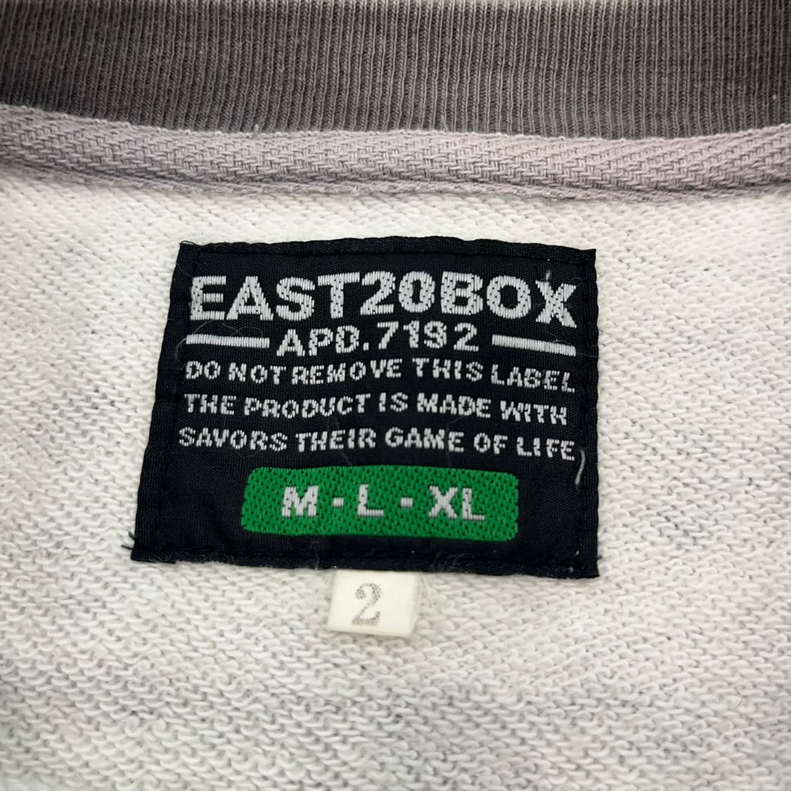 2 EAST20BOX JPN 빈티지 카모 맨투맨 상품이미지6