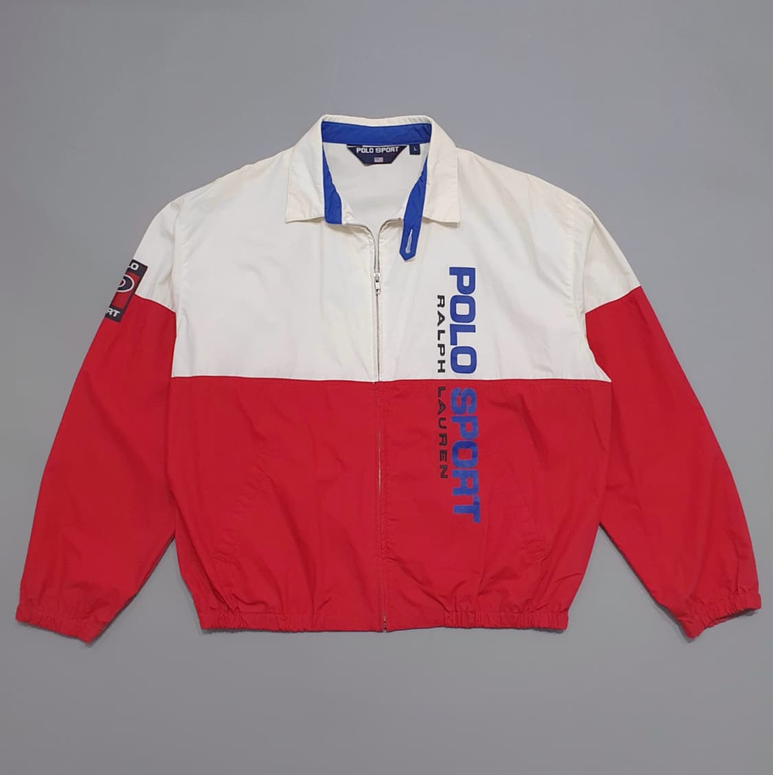 폴로스포츠 90s 스펠아웃 블루종 자켓 베이포트 L (110) 상품이미지1