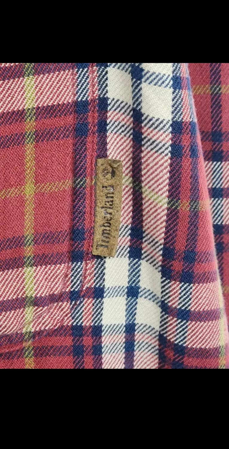 (XXL) 팀버랜드 빅사이즈 셔츠 체크 남방 포켓 캐주얼  상품이미지4