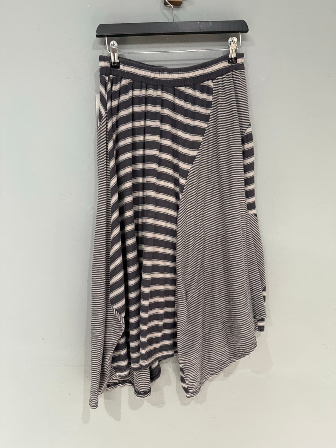 unbalance pattern mix detail skirt  상품이미지9