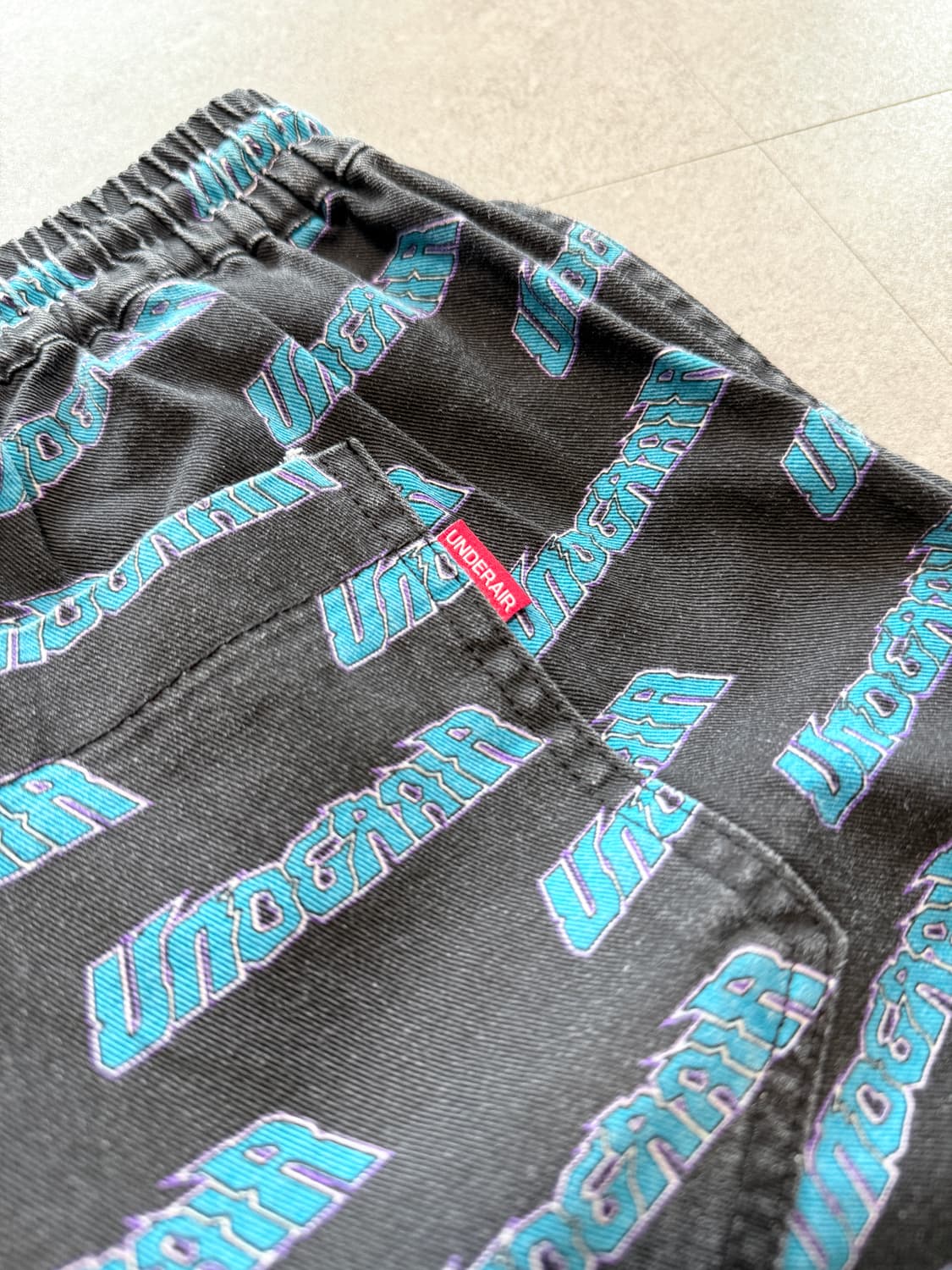 [M] 언더에어 UAG 팬츠 블랙/블루 상품이미지3