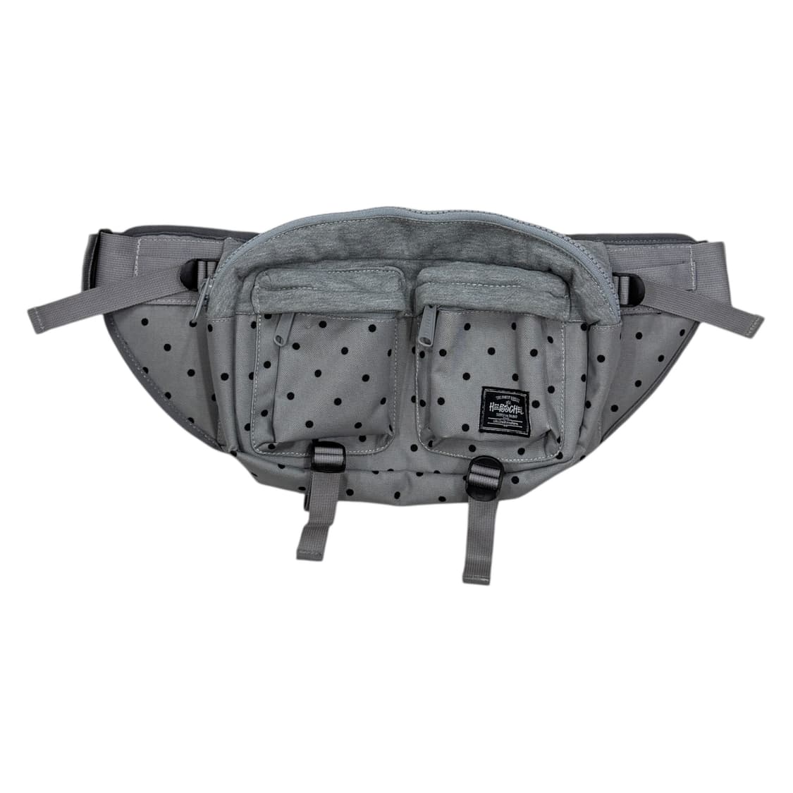 스투시 X 허쉘 도트 땡땡이 웨이스트백 힙색 가방 그레이 상품이미지1