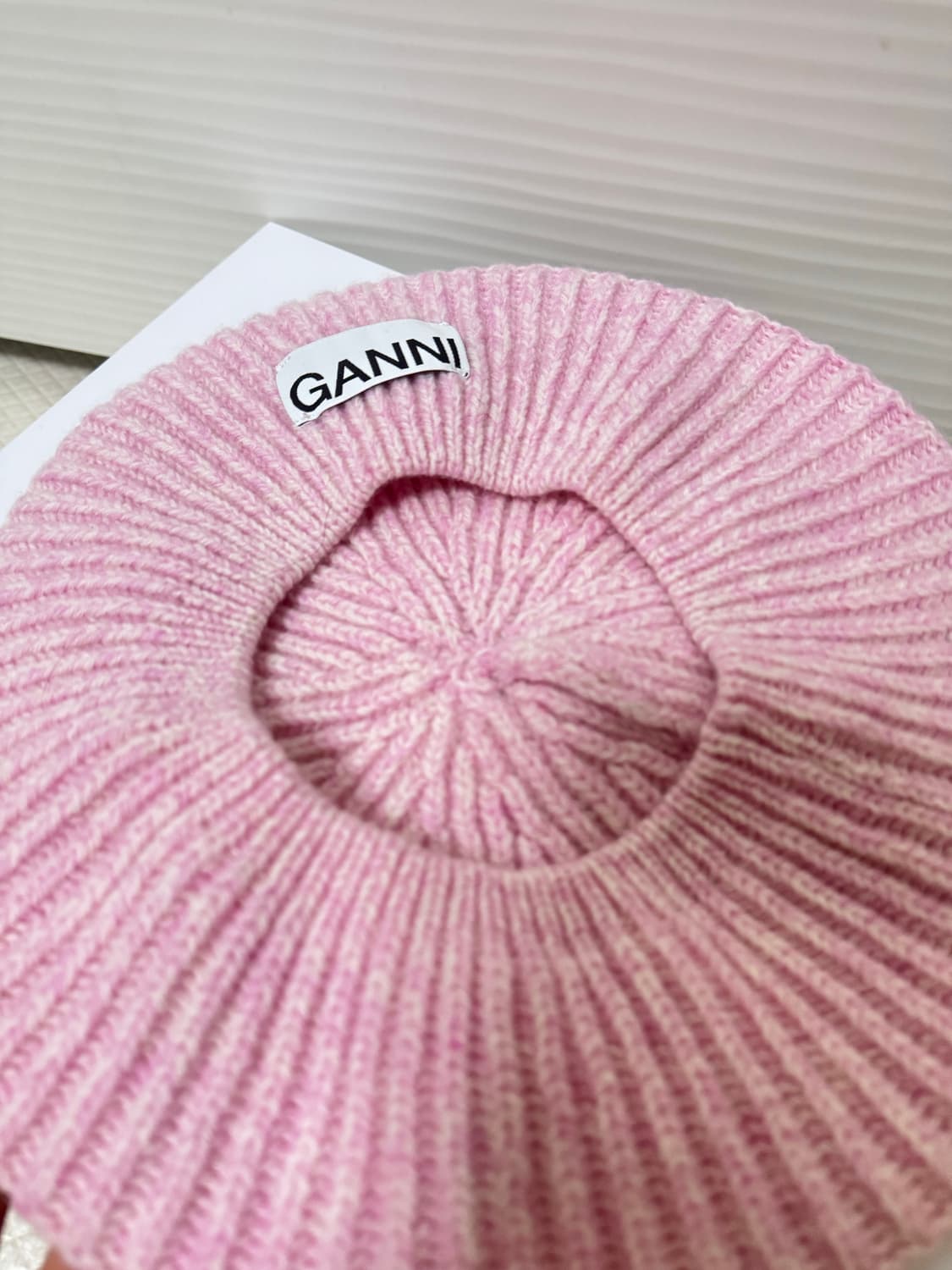 가니 베레모 핑크 상품이미지3