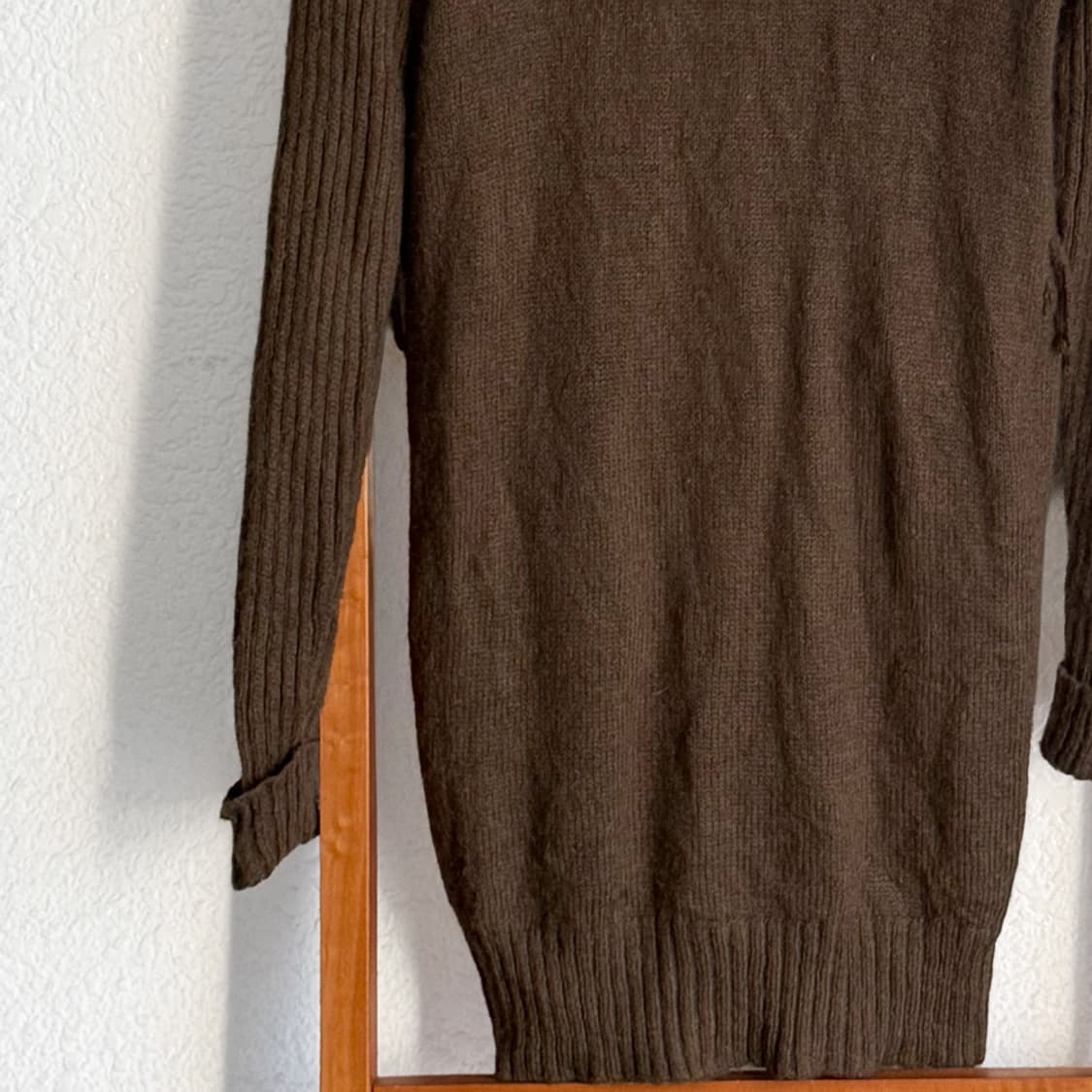 모헤어 코코아 롱후드 가디건 상품이미지8