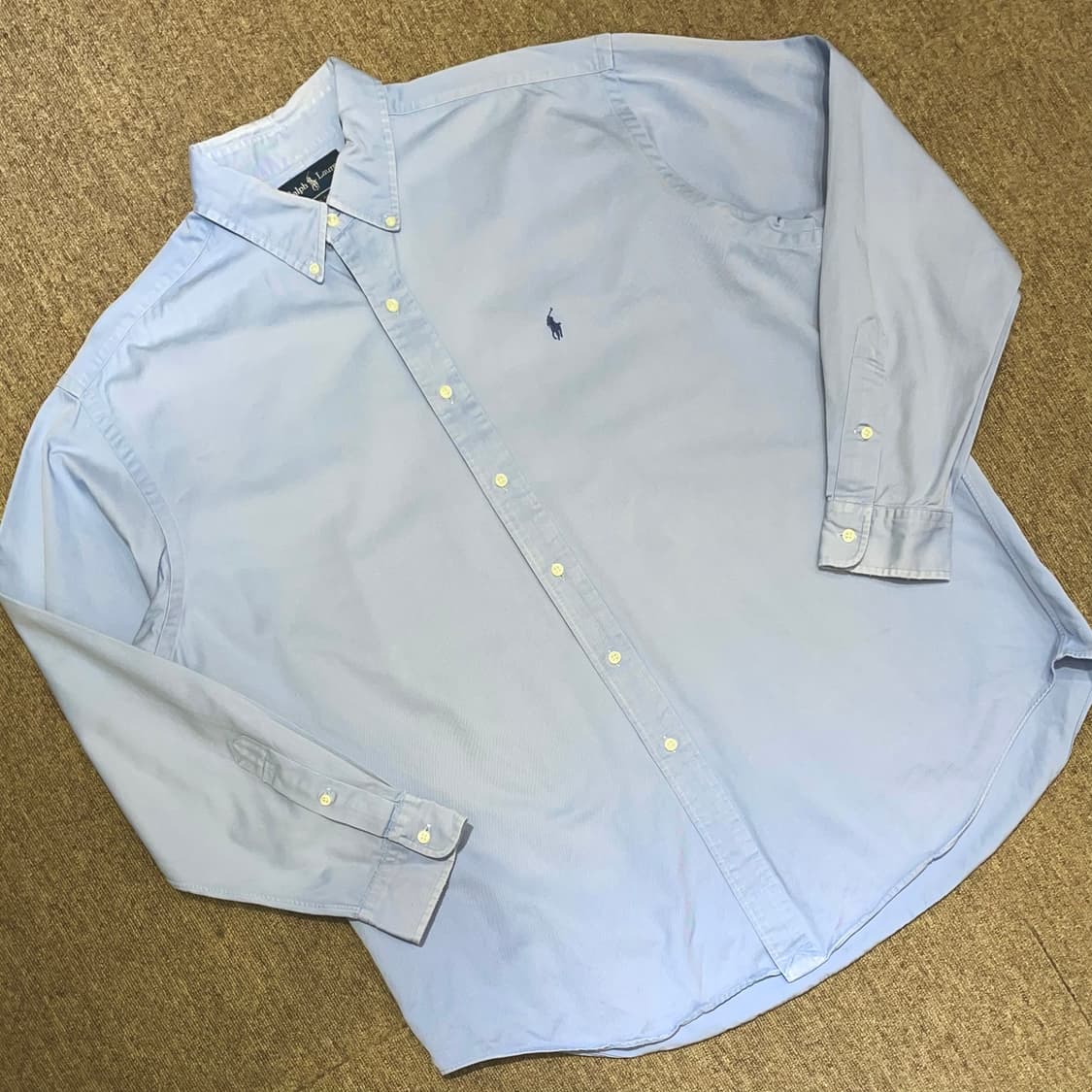 (XL) POLO 폴로 랄프로렌 솔리드 셔츠 블레이크 상품이미지1