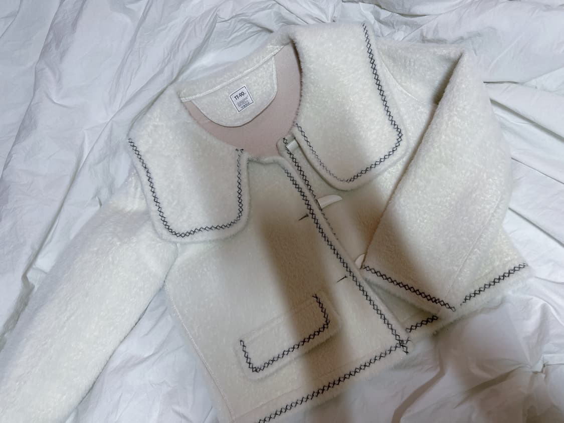 숏코트 아이보리 상품이미지1