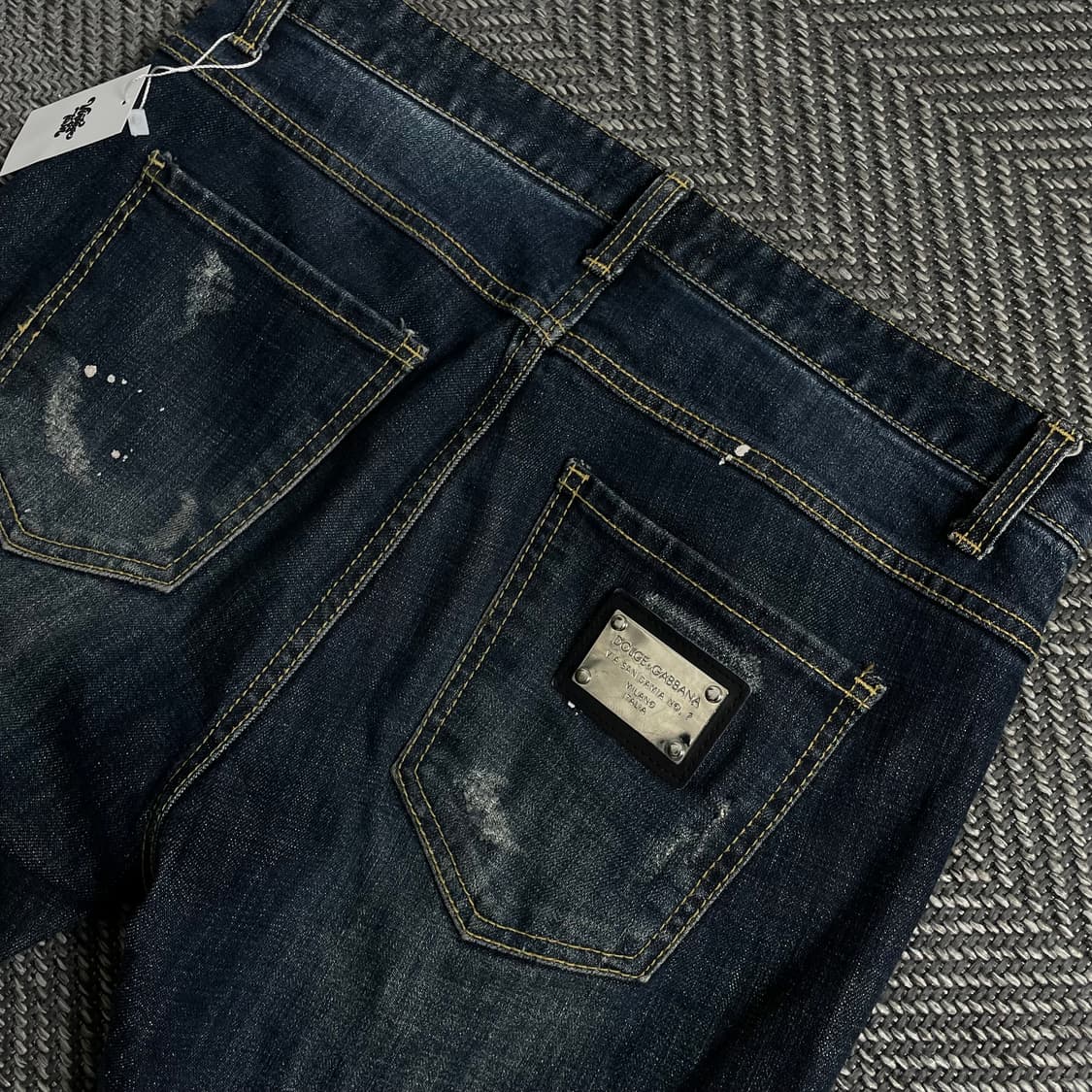 돌체앤가바나 페인팅 디스트로이드 워싱 팬츠o 4139 상품이미지4