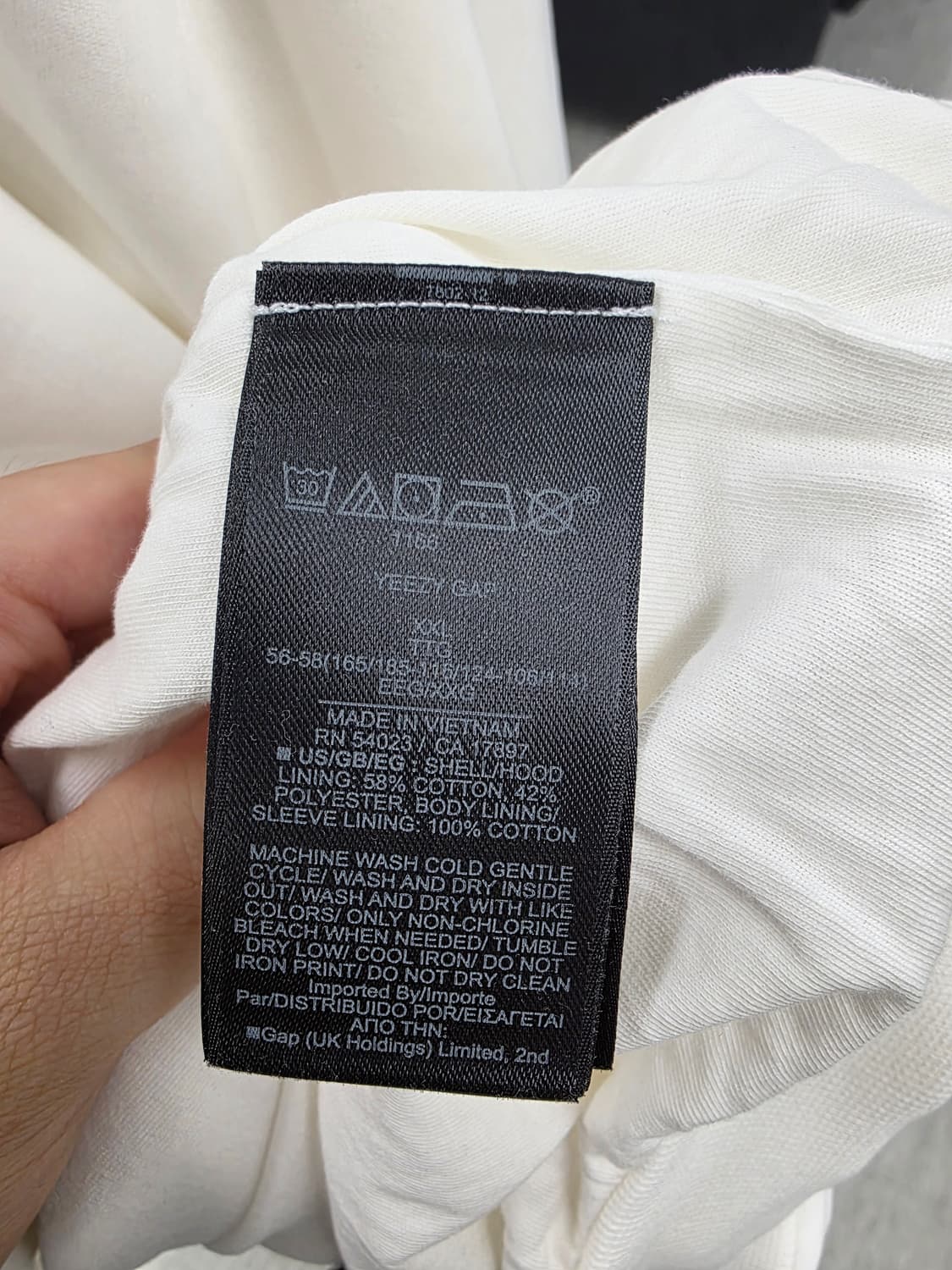 이지갭 발렌시아가 도브 후드 2xl 469530-01 1번 상품이미지8