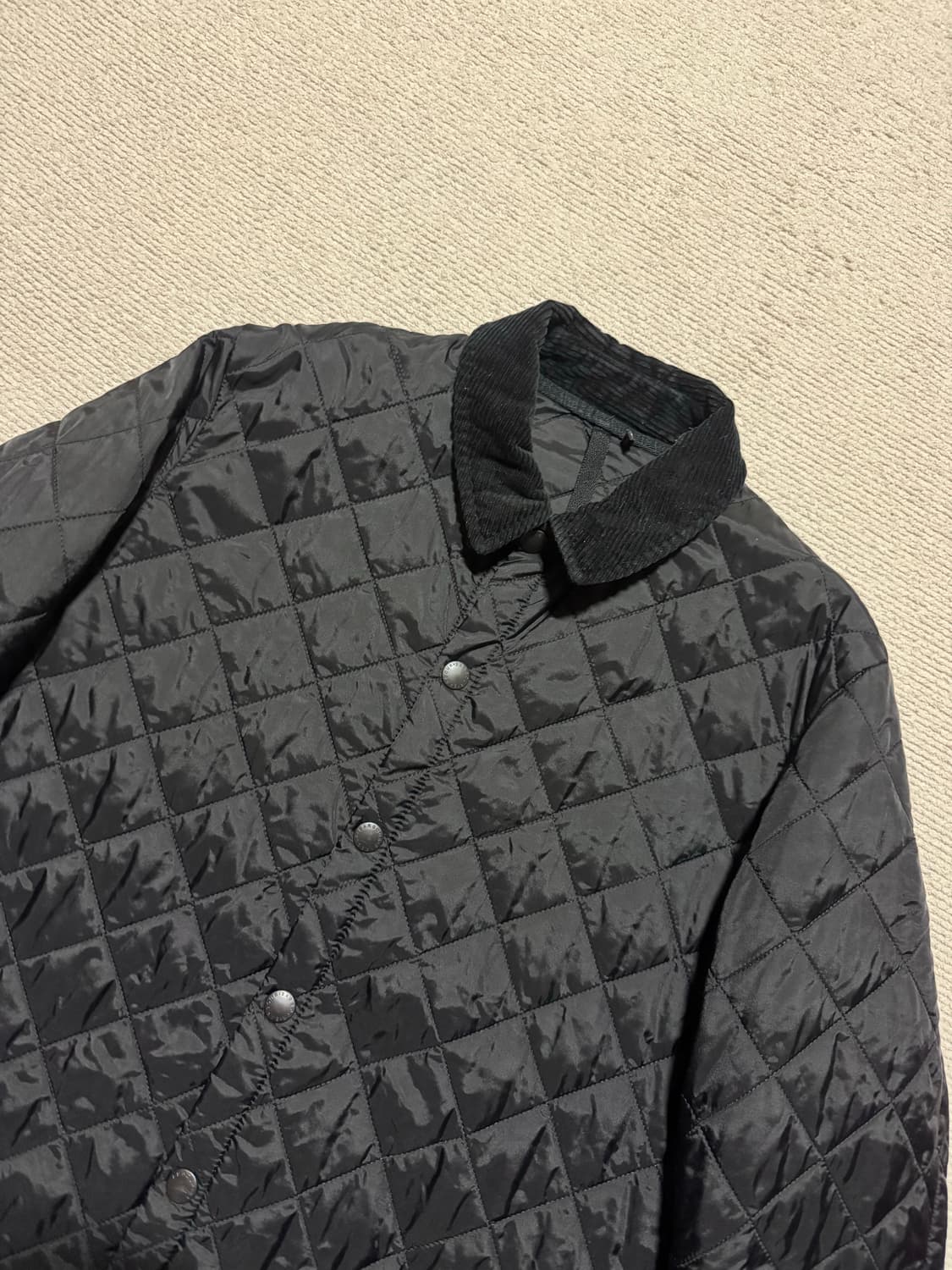 바버 리데스데일 퀄팅 자켓 블랙 XL 상품이미지4