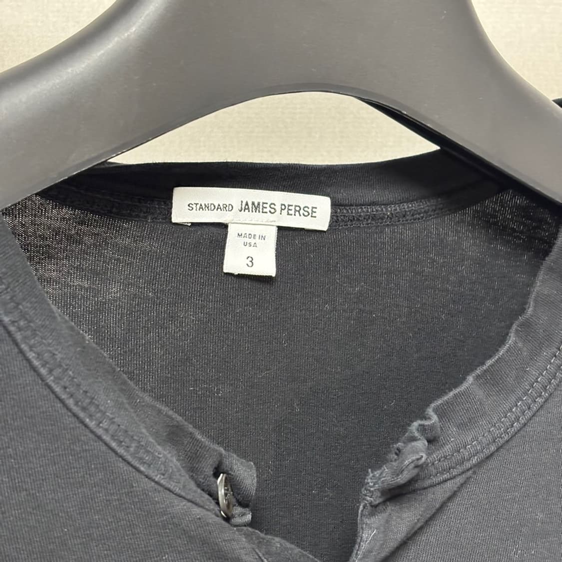 3) 제임스펄스 james perse 수피마 다잉 헨리넥 롱슬리브 상품이미지2