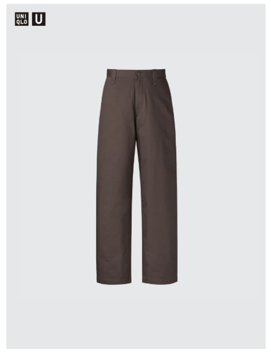 유니클로 U 와이드핏치노 다크브라운 76 상품이미지1