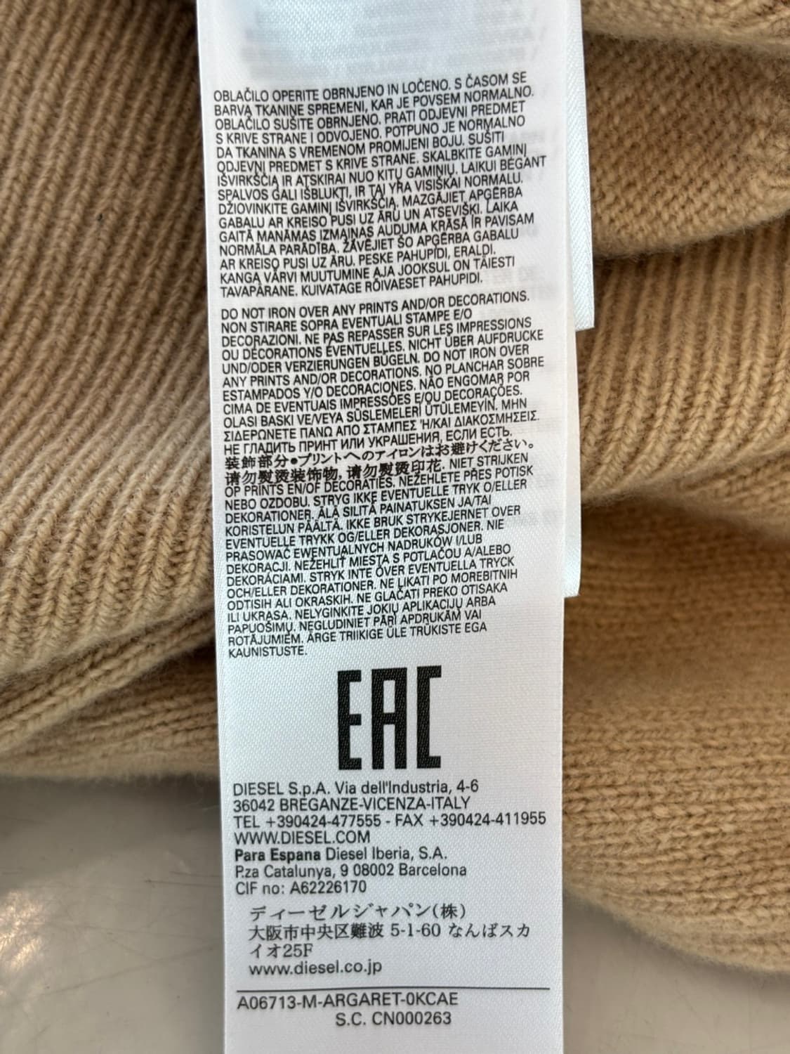 Diesel Turtleneck Cashmere Half Knit 상품이미지8