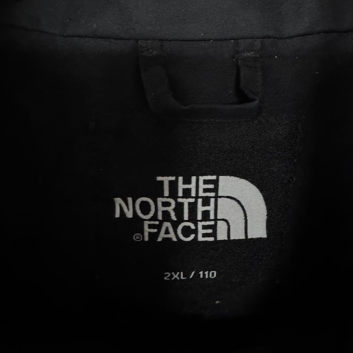 노스페이스 로고 바람막이 올블랙 상품이미지3