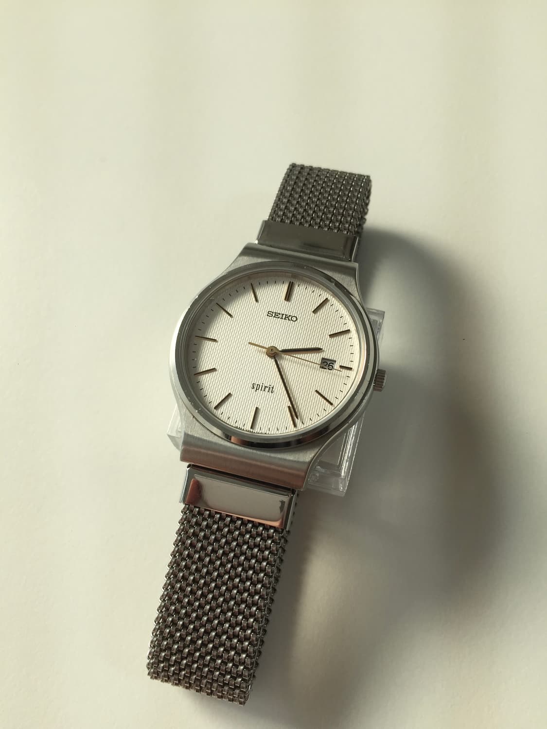 90s seiko spirit pin stripe dial 상품이미지2