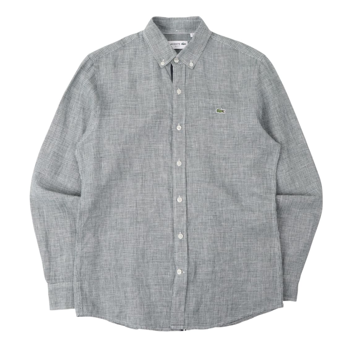 라코스테 하운드투스 체크 린넨 셔츠 상품이미지1